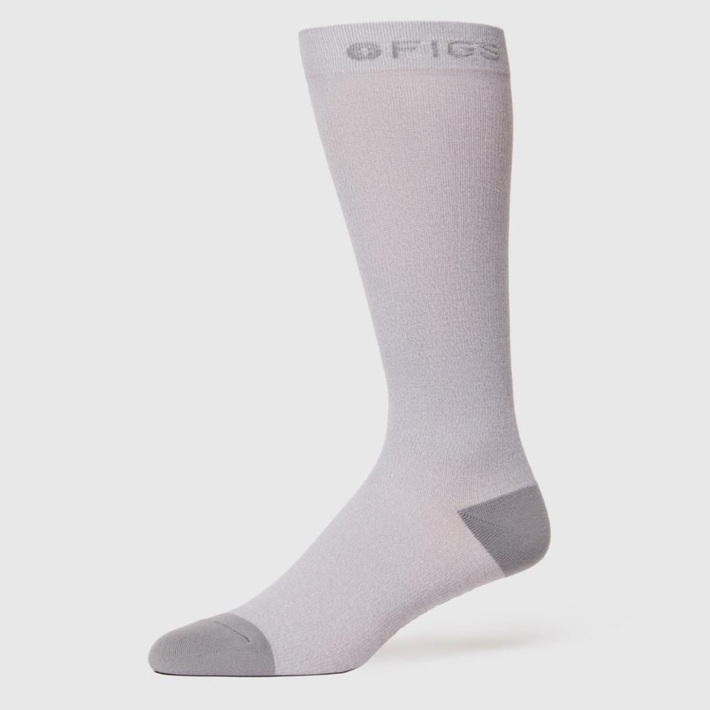 FIGS New Solid Grey Compression Socks 100% AWESOME Solid Gray Medium